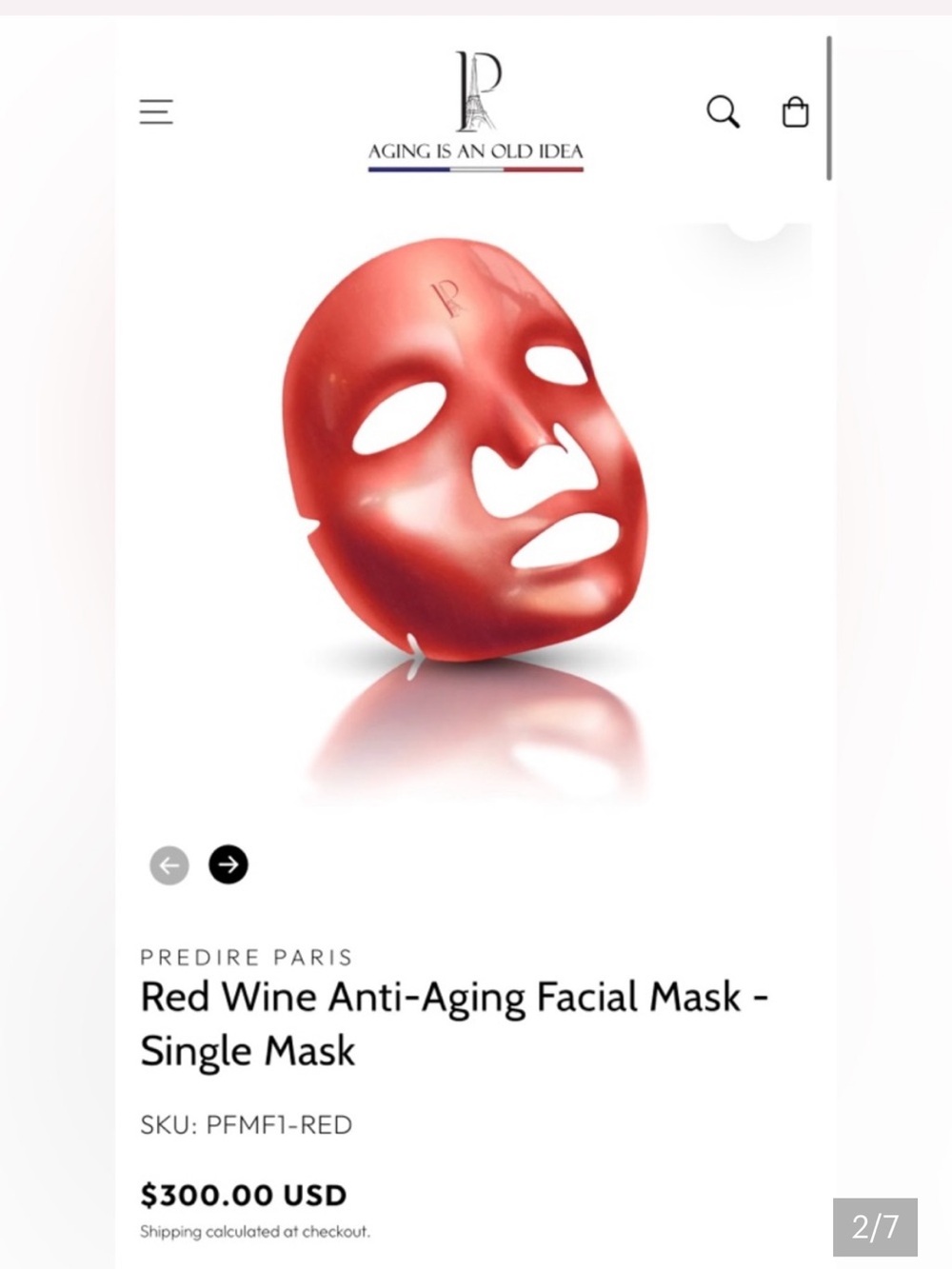 Predire Anti-Aging Facial Mask